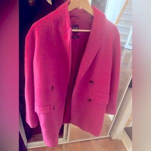Bubblegum pink gap fall winter jacket